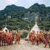 At the filming location of "Kong: Skull Island" in Ninh Binh province. (Photo: hanoimoi.vn)