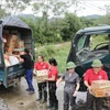 Relief goods land in Lang Son province (Photo: VNA)