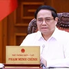 PM Pham Minh Chinh speaks at the meeting (Photo: VNA)