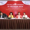 The organisers of Fi Vietnam 2024 speak about the F&B ingredients exhibition at a press briefing on September 10. (Photo: VNA)