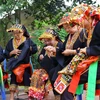 Dao ethnic women on the west of Yen Tu preserve traditional embroidery craft (Photo: VNA)