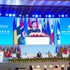 Minister of National Defence Phan Van Giang addresses the first plenary session of the 11th Beijing Xiangshan Forum in Beijing on September 13 (Photo: VNA)