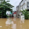 Flooding caused by Typhoon Yagi in Yen Bai province (Photo: VNA)