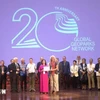 Individuals who have contributed greatly to the development of the UNESCO Global Geopark Network are honoured on this occasion. (Photo: VNA)