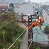 Power supply resumed to over 5.98 million clients affected by Typhoon Yagi. (Photo: VNA)