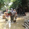 A street in Yen Bai city in the northern province of Yen Bai on September 14 after Typhoon Yagi. (Photo: VNA) 