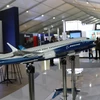 A model of new-generation Boeing aircraft exhibited at the airshow. (Photo: VNA)