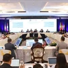 Participants at the16th Cambodia, Laos, Myanmar and Vietnam Economic Ministers' Meeting (CLMV-EMM 16) (Photo: VNA)