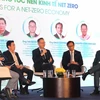 Panelists at the “Sustainable Development 2024” event organised by the Saigon Times with the theme “Accelerating the Economy to Net-Zero” in HCM City on September 19. (Photo: VNA)