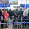 International passengers at Hanoi's Noi Bsi Airport (Photo: VNA)