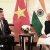 Party General Secretary and State President To Lam (left) and Indian Prime Minister Narendra Modi meets in New York on September 23. (Photo: VNA)