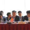 Deputy Minister of Public Security Major General Nguyen Ngoc Lam (centre) at the conference (Photo: VNA)