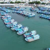 Fishing boats anchor at My Tan Port in Ninh Thuan province. (Photo: VNA)