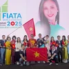 The Vietnamese delegation at the World Congress 2024 of the International Federation of Freight Forwarders Associations (FIATA) in Panama. (Photo: Courtesy of VLA)