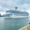 The Italian-flagged Costa Serena docked at the Ha Long International Cruise Port on September 30. The Ha Long Bay in Quang Ninh province was named by UNESCO as a world heritage site twice in 1994 and 2000. (Photo: VNA)