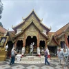 Doi Suthep Temple is one of the most well-known tourist attractions in Chiang Mai, Thailand. (Photo: VNA) 