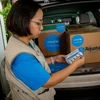 UNICEF Vietnam transports 80,000 water purification tablets for the Centre of Disease Control in Thai Nguyen province, and 4,000 litres of water to the Lao Cai provincial Hospital. (Photo: UNICEF)