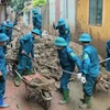 Typhoon recovery efforts continue in Yen Bai province. (Photo: VNA)