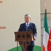 General Secretary of the Communist Party of Vietnam Central Committee and State President To Lam delivers a speech at Trinity College Dublin in Ireland. (Photo: VNA)