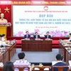 Press conference announcing the organisation of the 10th National Congress of the Vietnam Fatherland Front (Photo: VNA)