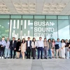 The Vietnamese delegation at the 29th Busan International Film Festival. (Photo: VNA)