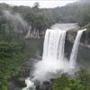 A view of the K50 Waterfall (Hang En Waterfall) in the Kon Ka Kinh National Park in the Central Highlands province of Gia Lai. (Photo: VNA)