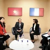 An overview of the talks between Minister of Culture, Sports and Tourism Nguyen Van Hung and French Minister of Culture Rachida Dati (Photo: VNA)