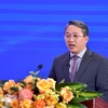 Minister of Justice Nguyen Hai Ninh speaks at the event (Photo: baochinhphu.vn)