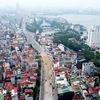 A street being widened in downtown Hanoi (Photo: VNA)