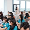 A classroom at the University of Economics Ho Chi Minh City. (Photo: VNA)