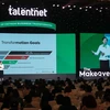 CEO of Talentnet Group Tieu Yen Trinh speaks at the event. (Photo: Talentnet)