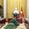 State Vice President Vo Thi Anh Xuan speaks at the event. (Photo: VNA)