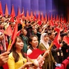 Delegates to the ongoing 10th National Congress of the Vietnam Fatherland Front. (Photo: VNA)