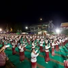 Women perform a traditional dance at the Naga ground in Phon Phisai district, Nong Khai, as part of a ceremony to mark the Ok Phansa festival on October 17. (Photo: Thai Ministry of Tourism and Sports) 