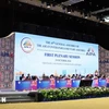 NA Chairman Tran Thanh Man speaks at the first plenary session of AIPA-45 (Photo: VNA)