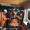 The Chinese sailor is rushed to FV (Franco-Vietnamese) Hospital in Ho Chi Minh City for treatment as soon as he is brought to the shore. (Photo: VNA)