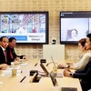 A delegation of the Ministry of Culture, Sports and Tourism and representatives of Google at the US headquarters. (Photo: Ministry of Culture, Sports and Tourism)