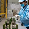 Battery production at VinFast, the electric car subsidiary of Vingroup. The new investment fund founded by the corporation aims to support technology and semiconductor projects. (Photo courtesy of Vingroup)