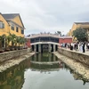 The iconic Japanese Bridge is sandwiched between Tran Phu and Nguyen Thi Minh Khai streets in Hoi An ancient town. (Photo: VNA)