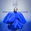 Huynh Tu Anh, winner of The Face Vietnam 2023, in a creation by designer Do Manh Cuong, who will open the AVIFW Fall/Winter 2024 with the collection called 'Giot Nuoc Thuan Khiet' (Pure Water Drop). (Photo courtesy of Multimedia JSC)