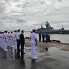 Naval ships from Russia's Pacific Fleet recently dock in Surabaya, Indonesia. (Photo: Russia Today) 