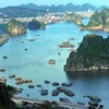 Hạ Long Bay in northern Quang Ninh province was named by UNESCO as a world natural heritage site twice, in 1994 and 2000. (Photo: VNA)