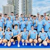 The Vietnamese team at the Southeast Asian Finswimming Championship 2024. (Photo: Vietnam Sports Team)