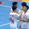 Vietnamese players celebrate the victory (Photo: VFF)