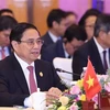 Vietnamese Prime Minister Pham Minh Chinh speaks at the 10th ACMECS Summit held in Kunming city in Yunnan province of China. (Photo: VNA)