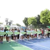 A total of nearly 200 young tennis players take part in the International Tennis Federation (ITF) sanctioned U18 – J30 2024 in the northern province of Ninh Binh. (Photo: VNA)