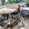 A house in Batangas province, the Philippines, is damaged by a typhoon in October 2024. (Photo: Xinhua/VNA) 