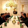 Vice President Vo Thi Anh Xuan (fourth, left) meets with Czech President Petr Pavel on November 14 (Photo: VNA)