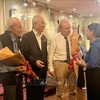 Bernard Bachelard, Olivier Parriaux, and Noé Graff at the exchange programme in HCM City on November 15, 2024.. (Photo: VNA)