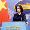 Spokeswoman of the Ministry of Foreign Affairs Pham Thu Hang (Photo: VNA)